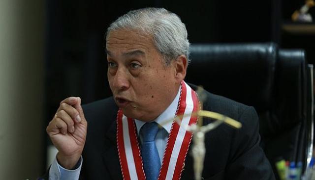 El fiscal de la Nación, Pedro Chávarry. (Foto: El Comercio)