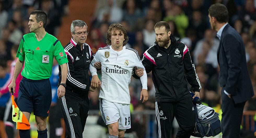Luka Modric se perderá el partido de vuelta de la Champions League. (Foto: Getty Images)