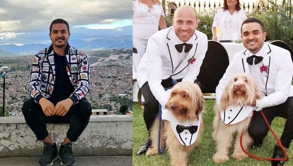 Yirko Sivirich se casó con el veterinario Rafael Villarán el 14 de febrero en una boda simbolica. (Fotos: Facebook)