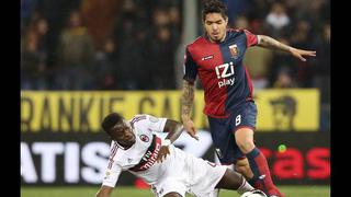 Génova con Juan Vargas cayó 2-0 ante el Milan de Balotelli