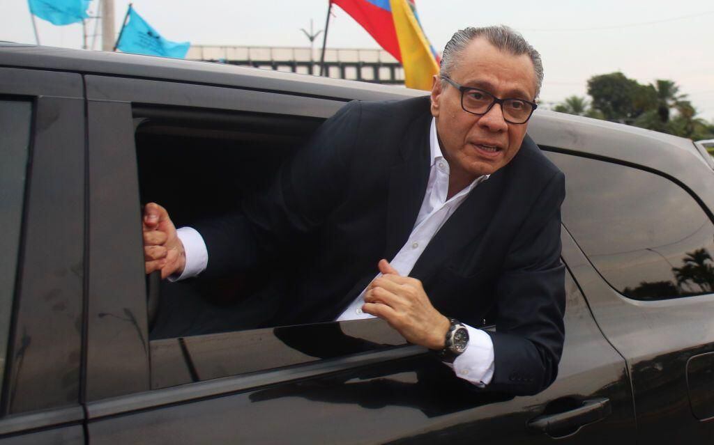 Jorge Glas at the end of 2022. (GETTY IMAGES).