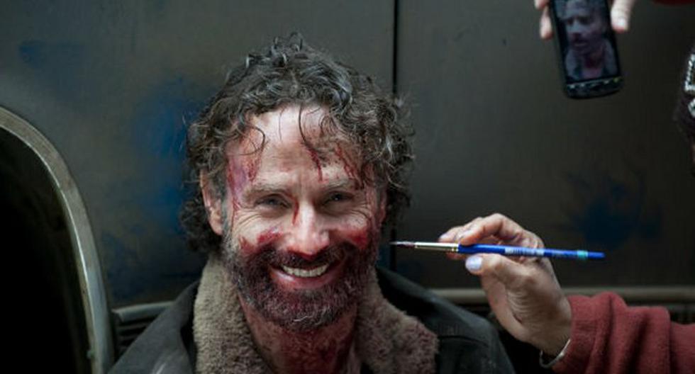 Rick Grimes (Andrew Lincoln) quiere participar en una película de The Walking Dead (Foto: AMC)