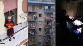 Coronavirus: Italianos cantan desde sus balcones para afrontar cuarentena