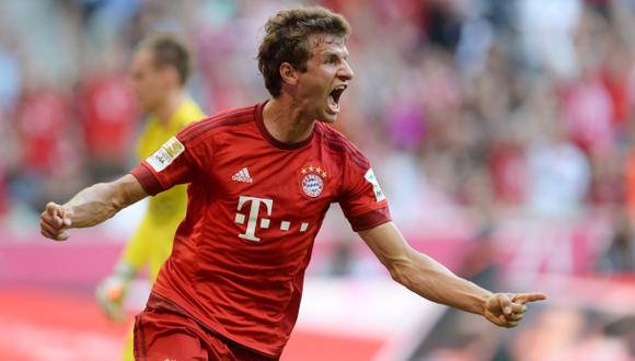 Bayern Múnich goleó 3-0 a Leverkusen con doblete de Müller