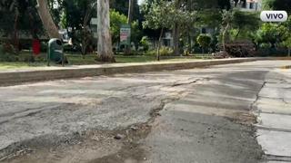 Surquillo: vecinos preocupados por viviendas, pistas y veredas con rajaduras en urbanización Limatambo