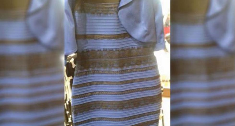 No creerás de qué color es realmente este vestido. (Foto: Captura Twitter)