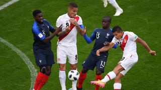 Perú vs. Francia: las estadísticas del duelo que dejó a la selección sin chances