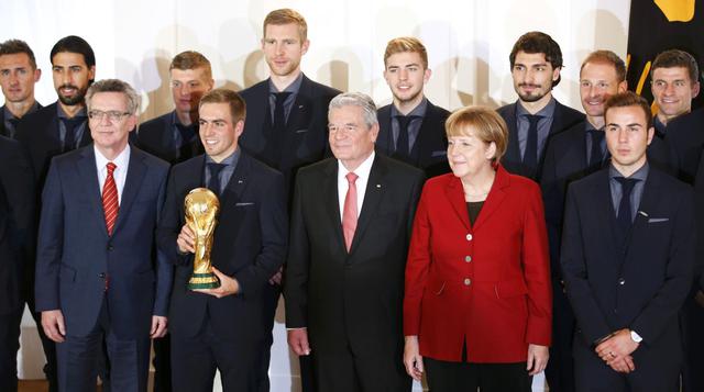 Selección alemana fue condecorada con el "Laurel de Plata" - 1