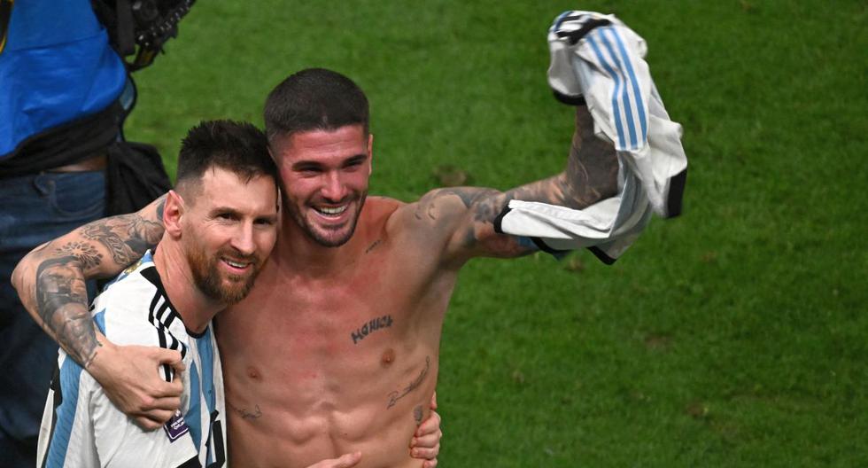 Messi and De Paul, a friendship of mate, trick and the World Cup for Argentina