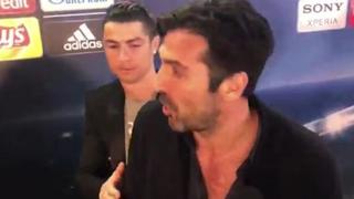 YouTube: el gesto de Cristiano con Buffon del que hablan todos en redes sociales