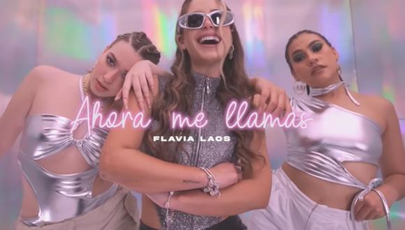 Flavia Laos estrenó el videoclip de su nuevo tema "Ahora me llama". (Foto: Captura de YouTube)