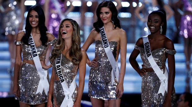 Miss Sudáfrica Demi-Leigh Nel-Peters en el Miss Universo 2017 poco antes de ser coronada nueva reina. (Foto: AFP)