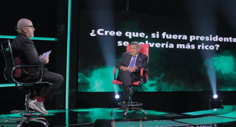 El candidato César Acuña contestó 20 preguntas. (Foto: Latina.pe)