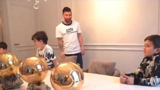 Lionel Messi no supo qué responder a su hijo cuando le preguntó cómo ganó el Balón de Oro | VIDEO