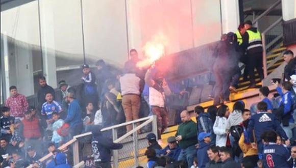Partido suspendido, U de Chile vs Católica hoy: clásico universitario fue interrumpido por incidentes | VIDEO