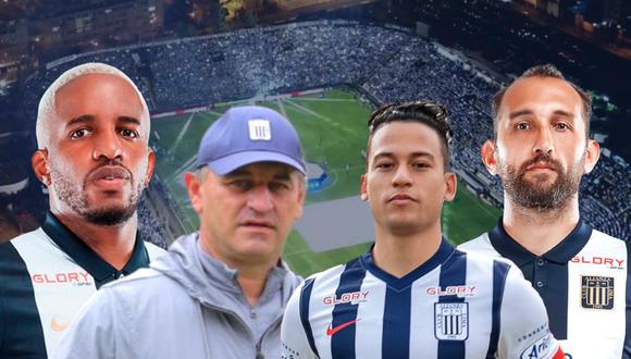 Alianza Lima: Cristian Benavente podrá jugar con Jefferson Farfán y Hernán Barcos. Todo dependerá de Carlos Bustos. (Foto: composición).