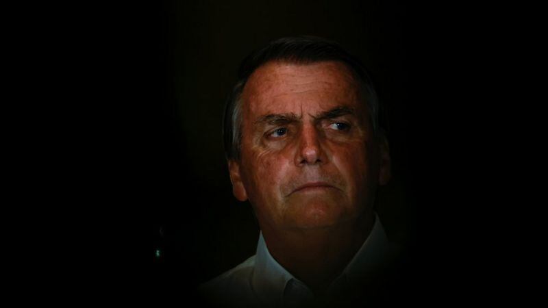Bolsonaro faces an uncertain future after leaving the presidency of Brazil.  (Reuters).