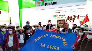 Cajamarca: primera ronda campesina femenina es inscrita en la Sunarp