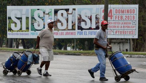 El gobierno de Cuba ha realizado una fuerte campaña por el "Sí" a su nueva constitución.