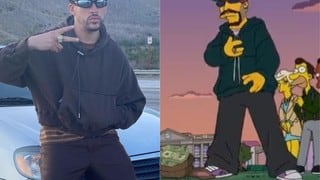 Bad Bunny incursiona en “Los Simpson” y su música ambienta la reconciliación de Homero y Marge