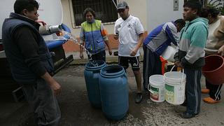 Corte de agua en Lima Sur fue por fuga en tubería matriz