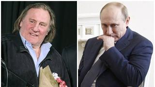 Gerard Depardieu comparó a Vladimir Putin con Juan Pablo II y François Miterrand