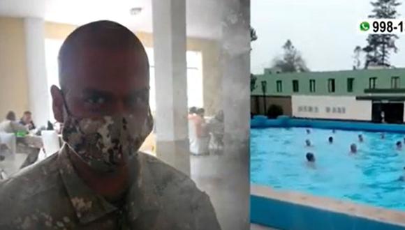 Ministerio de Defensa investiga la muerte del estudiante del Ejército Ricardo Osorio, de 19 años, mientras participaba en un curso de natación | Captura América Noticias
