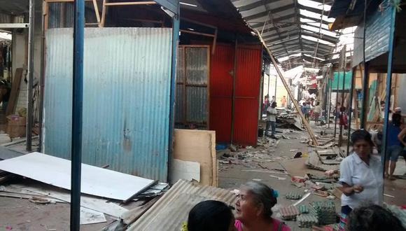 Piura: policía da ultimátum a comerciantes del mercado central