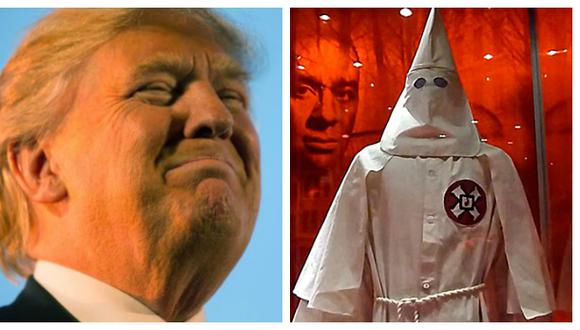 Donald Trump se niega a repudiar el respaldo del Ku Klux Klan