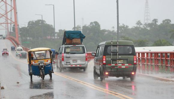 Senamhi prevé lluvia de moderada a fuerte intensidad en selva del país