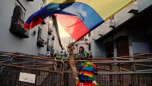 Las manifestaciones en Ecuador iniciaron el lunes 13 de junio de 2022. | Foto: AFP