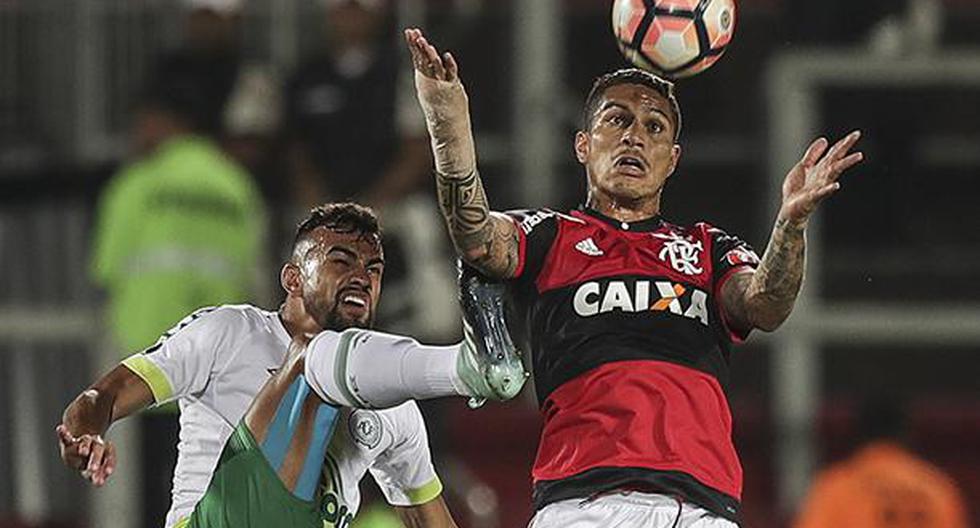Paolo Guerrero fue le figura de la victoria del Flamengo sobre Chapecoense el último miércoles. (Video: YouTube | Foto: EFE)