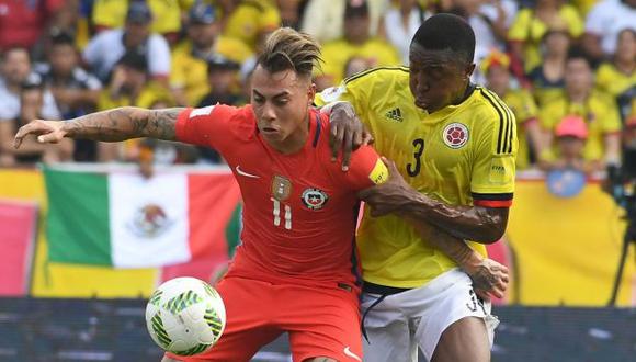 Colombia empat&oacute; 0-0 con Chile en Barranquilla por Eliminatorias. (Foto: AFP)