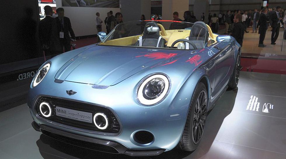 Una Visi&oacute;n Mini Superleggera fue presentada por la marca brit&aacute;nica de autom&oacute;viles Mini, propiedad de BMW. (Foto: Getty Images)