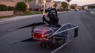 El espectacular disfraz de Halloween que un papá creó para su hijo en silla de ruedas