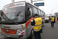 Corredor Javier Prado: retiran 100 vehículos no autorizados a circular