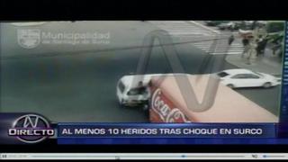 Surco: imágenes del grave accidente vehicular en La Bolichera [VIDEO]