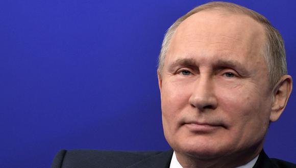Vladimir Putin, presidente de Rusia. (AFP).
