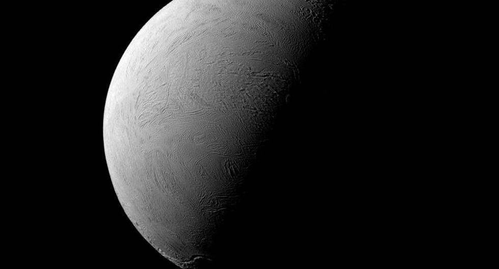 Enceladus, uno de los satélites de Saturno. (Foto: NASA/JPL-Caltech/Space Science Institute)
