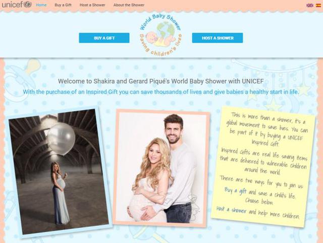 Shakira organiza un 'baby shower' solidario con Unicef - 2