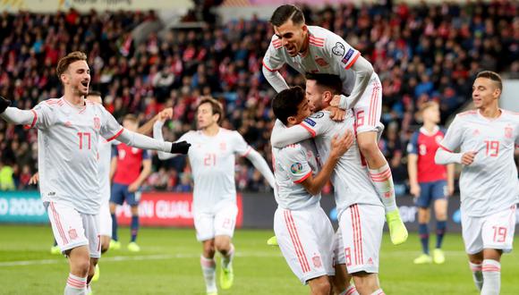 España vs. Noruega: Saúl Ñíguez marcó un golazo para el 1-0 de la ‘Furia Roja’ en Oslo | VIDEO. (Foto: AFP)