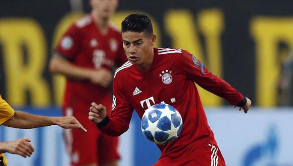 James Rodríguez tiene una dura prueba con el Bayern Munich en campo del Mainz. (Foto: AP)