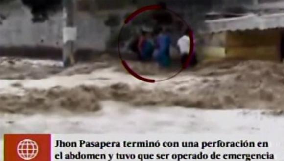 Huachipa: balean a hombre que intentó salvar a perro en huaico