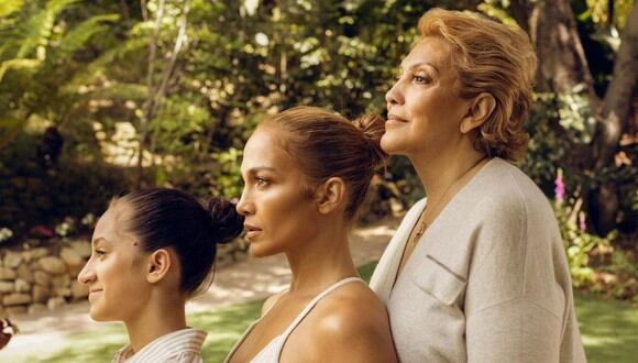 Jennifer Lopez junto a su hija Emme y su madre Guadalupe. (Foto: Instagram | JLo)