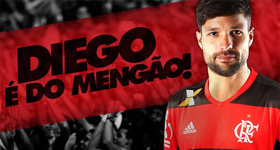 Paolo Guerrero tendrá un nuevo socio del gol en el Flamengo. Se trata de Diego Ribas, mundialista en 2010 con Brasil proveniente del Fenerbahce de Turquía. (Foto: Facebook - Flamengo)