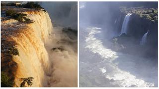 Cataratas del Iguazú: sin turistas por el coronavirus y sin agua por una sequía histórica