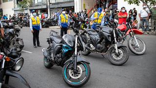 Cercado de Lima: en operativo caen 12 conductores de motos con placas adulteradas y buscados por robo | FOTOS