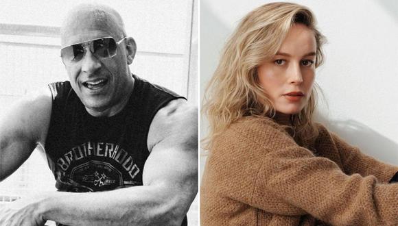 El actor y productor Vin Diesel causó furor al anunciar que Brie Larson estará en “Rápido y Furioso 10”. (Foto: @brielarson/@vindiesel)