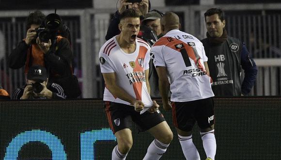 Con goles de Santos Borré y Nacho Fernández, River se quedó con el triunfo ante Boca Juniors. | Foto: AFP