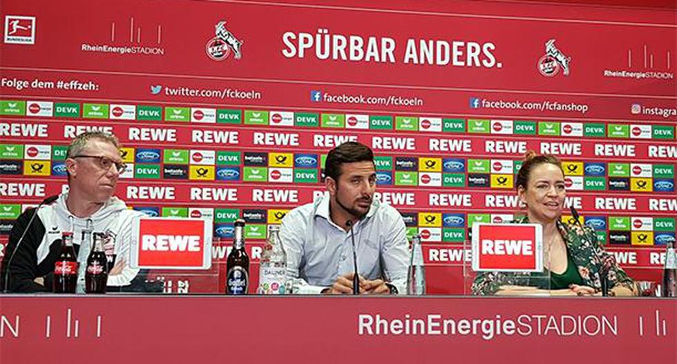 Claudio Pizarro es nuevo jugador del Colonia. Será el tercer club de la Bundesliga donde jugará el peruano, tras sus pasos por el Bayern Munich y Werder Bremen. (Foto: Twitter - Colonia)